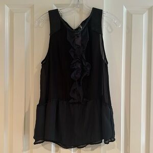 Free people mixed media peplum top
